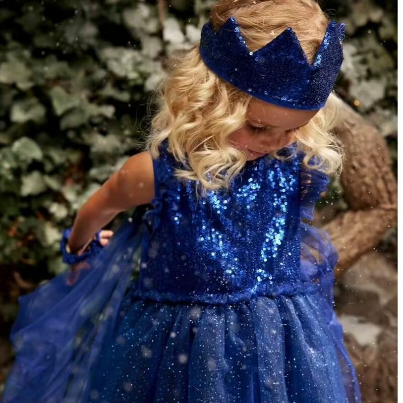 Princesse Bleue Deguisement Enfant