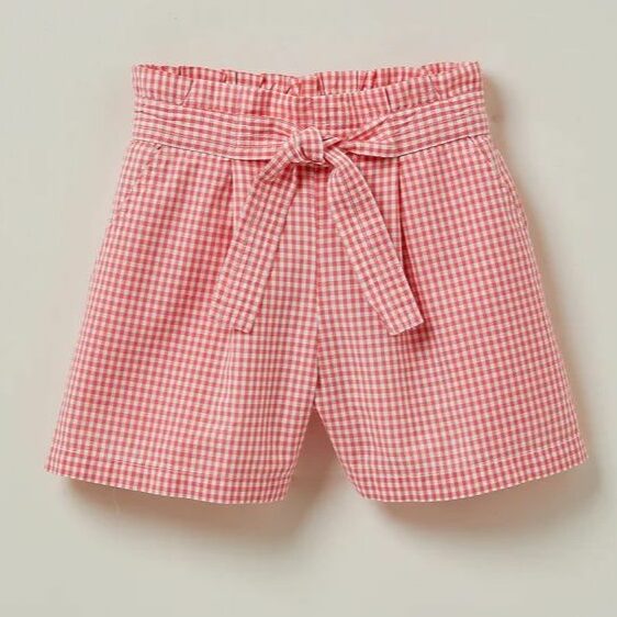 Short Rose Fille Printemps